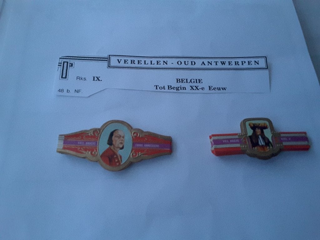 Sigarenbandjes verellen chronica reeks 9, Ophalen of Verzenden, Gebruikt, Sigarenbandjes
