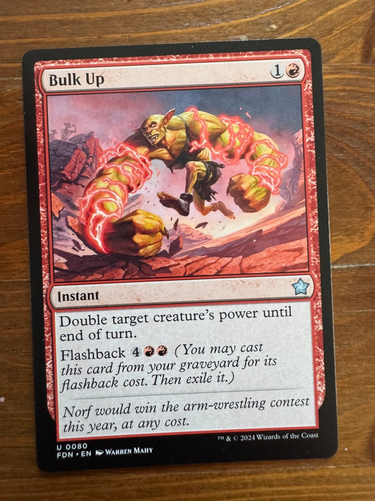 Bulk Up Magic: The Gathering Foundations, Verzenden, Zo goed als nieuw