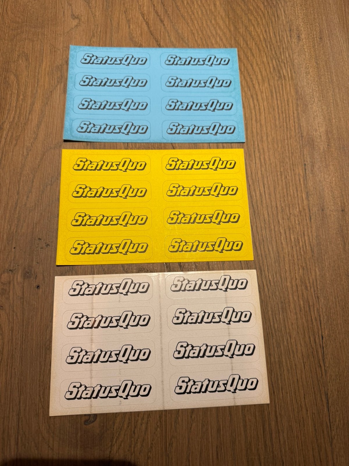 Stickers Status Quo, Ophalen of Verzenden, Nieuw, Overige typen