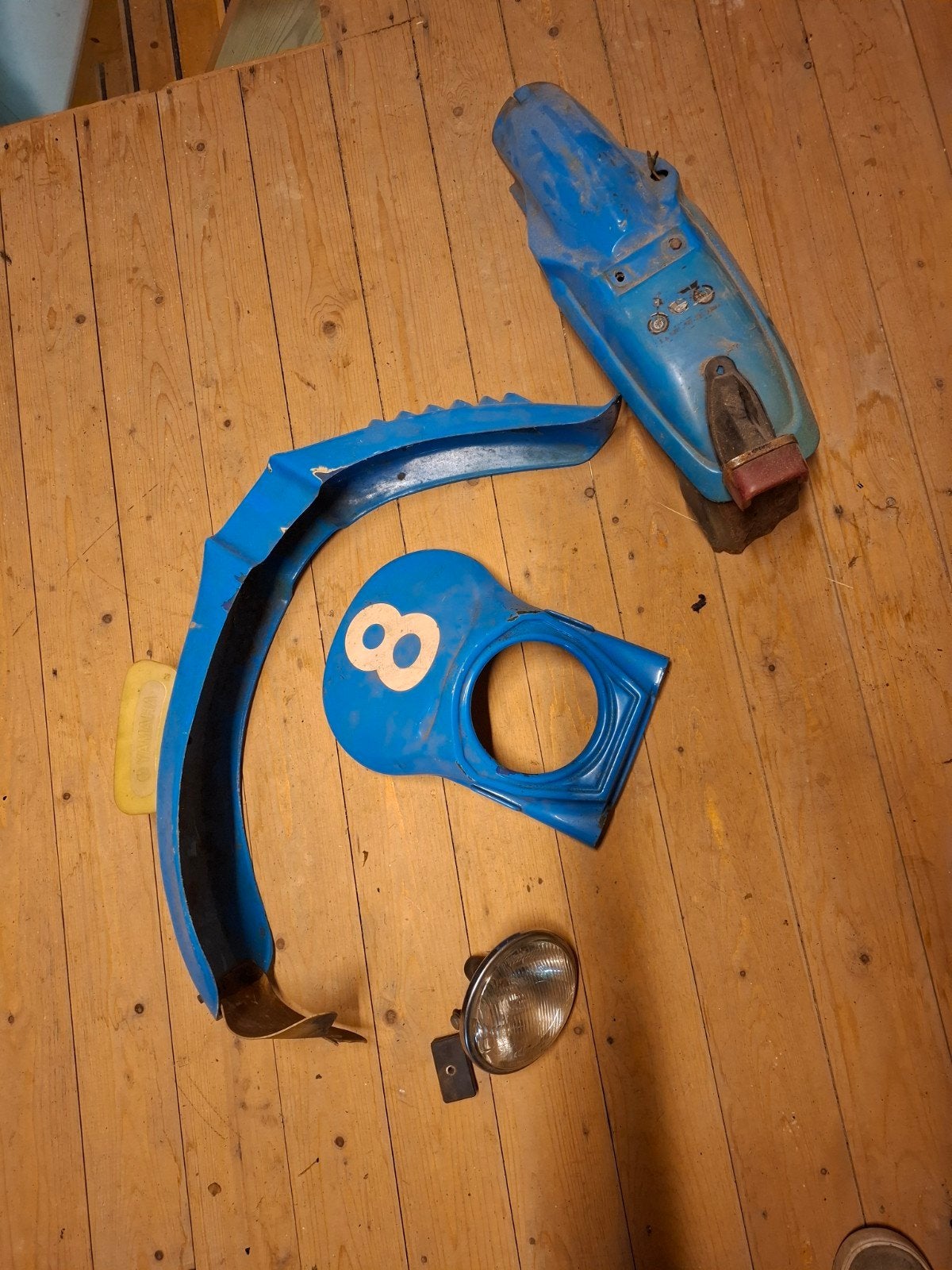 Onderdelen Yamaha DT 50, Ophalen of Verzenden, Gebruikt, Koplamp, Yamaha