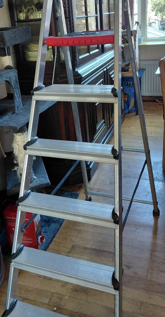 Altrex Huishoudtrap Double Decker 6 Treden, Doe-het-zelf en Verbouw, Ophalen, Zo goed als nieuw, Trap, 2 tot 4 meter