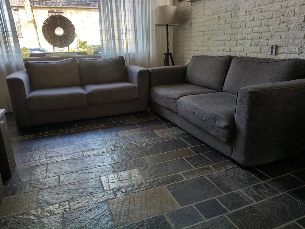 Gratis 2 en 3 zitsbank, Huis en Inrichting, Banken | Bankstellen, Ophalen of Verzenden, Gebruikt, 75 tot 100 cm, 200 tot 250 cm