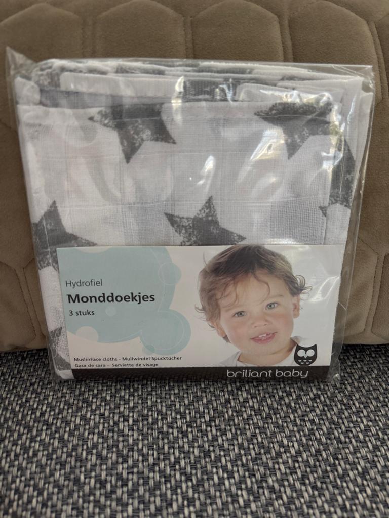 Hydrofiele Monddoekjes 3 Stuks - Diverse Kleuren, Kinderen en Baby's, Kinderspulletjes, Ophalen of Verzenden, Nieuw