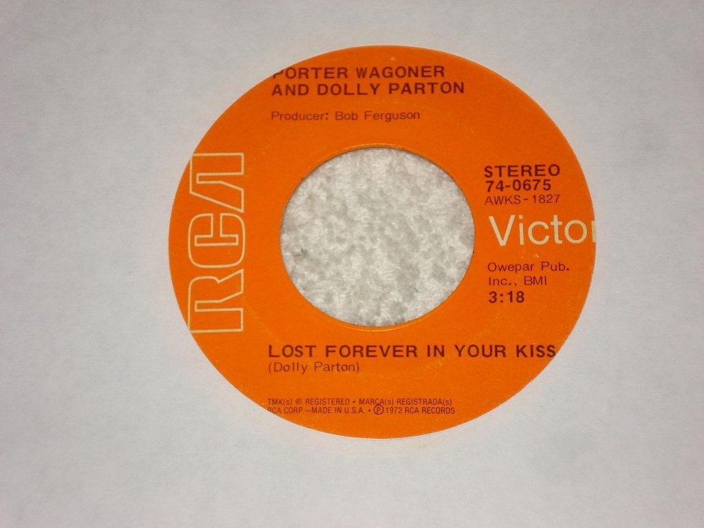 Dolly Parton     lost forever in Your Kiss  Usa  Orgineel, Originele persing, Ophalen of Verzenden, Zo goed als nieuw, Pop