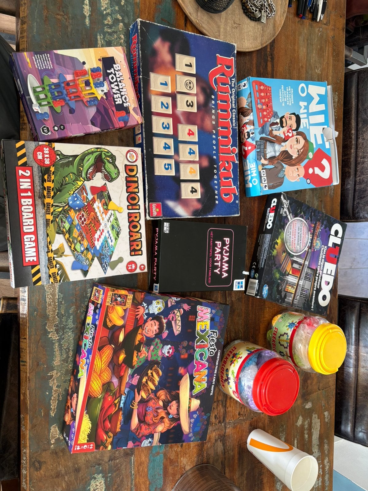Gezelschapsspellen, Ophalen, Zo goed als nieuw