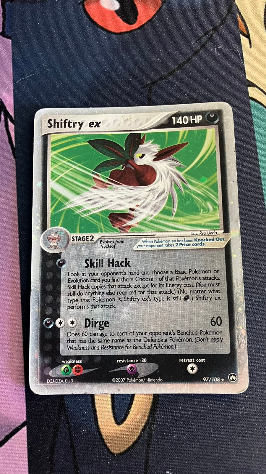 Shiftry EX #97 (Poor conditie), Ophalen of Verzenden, Zo goed als nieuw