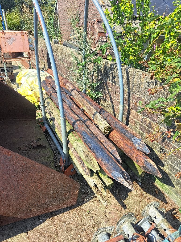 Wei palen, Ophalen, Gebruikt, 250 cm of meer, Palen