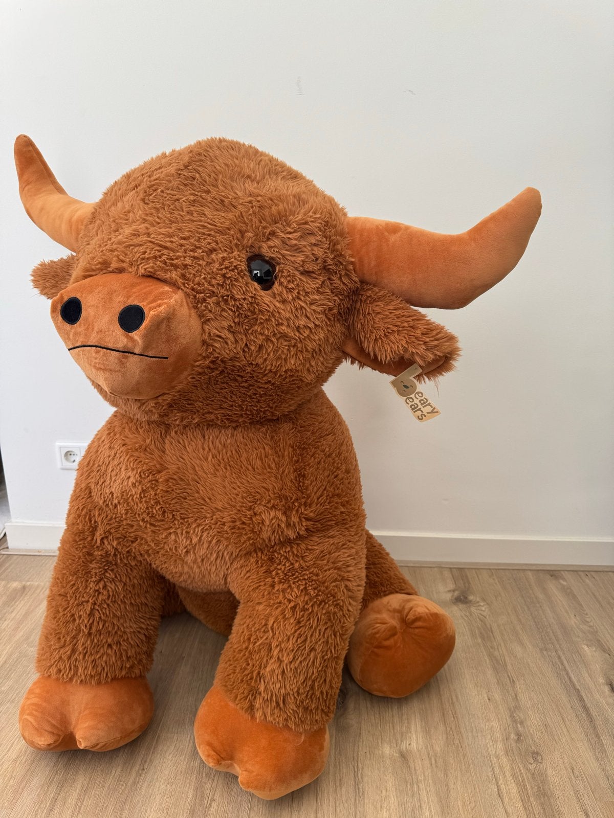 Grote knuffel stier - 110 cm - XXL - nieuw!, Ophalen, Overige merken, Nieuw, Groot (groter dan 80 cm)