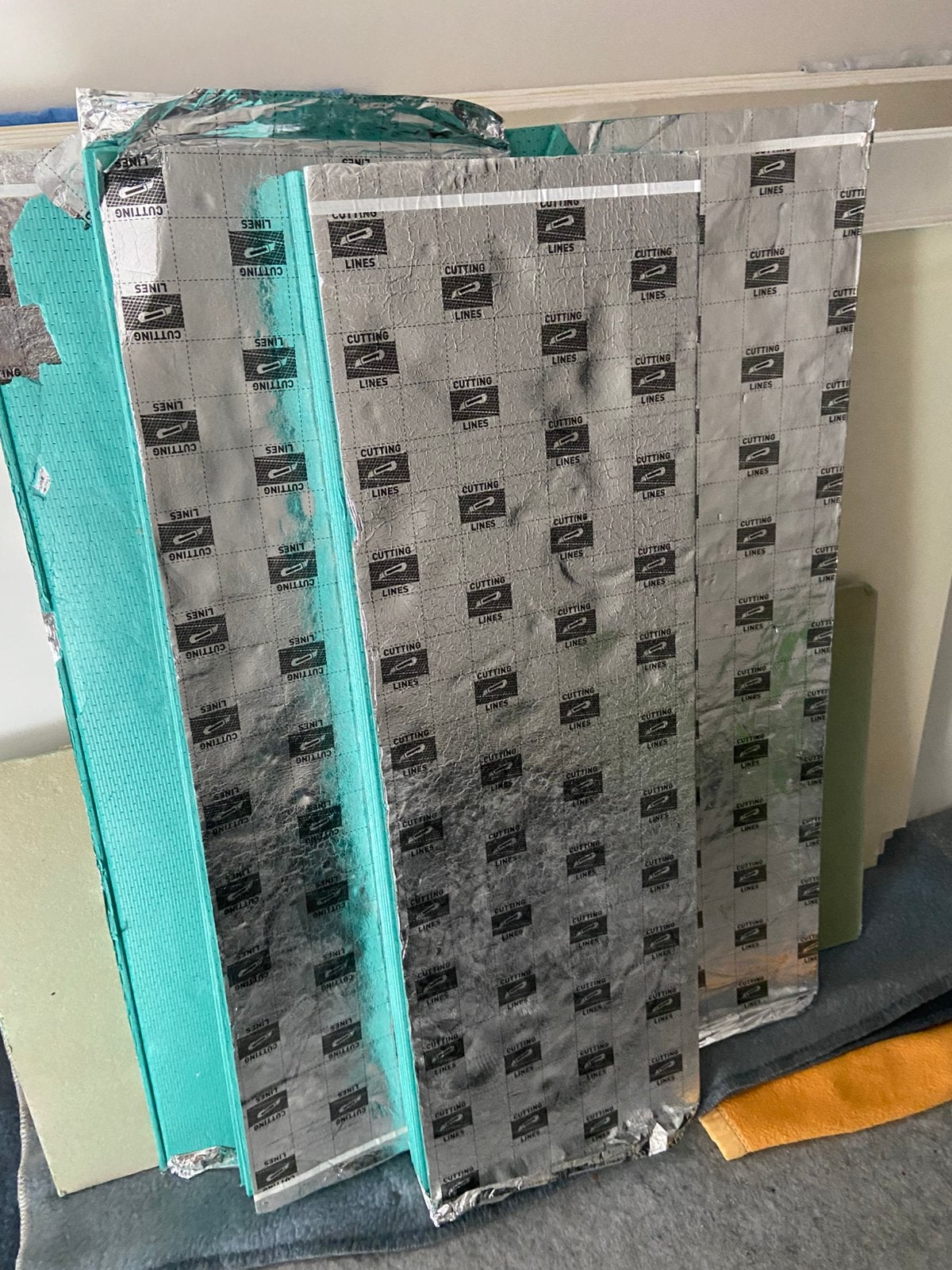 Vloerplaten, 50 tot 150 cm, Ophalen of Verzenden, Zo goed als nieuw, 10 m² of meer