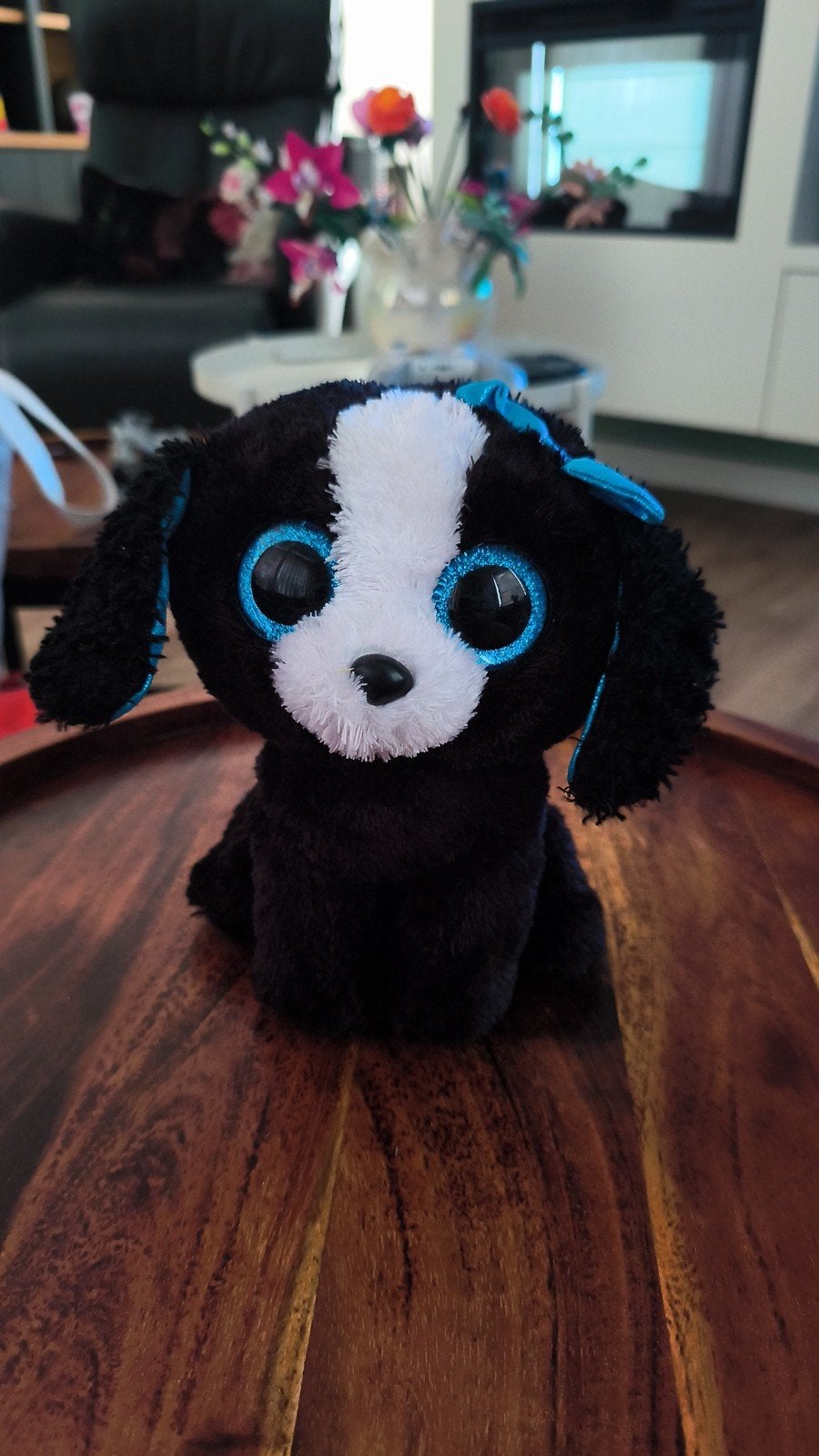 Ty Beanie Boo hond knuffel, Verzenden, Zwart, Hond, Zo goed als nieuw