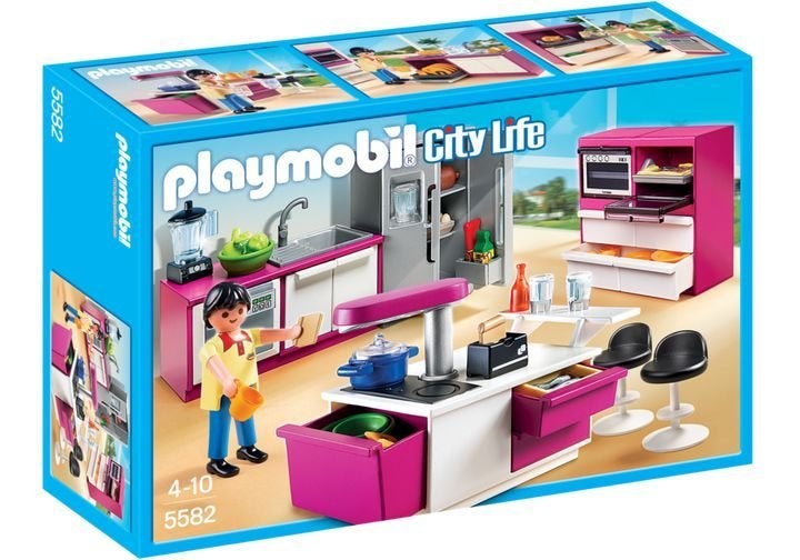 5582 keuken met kookeiland, Complete set, Nieuw, Ophalen of Verzenden, City life