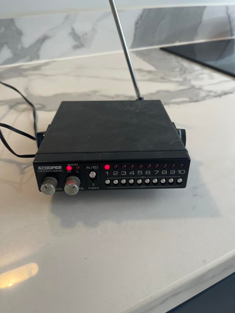 Scooper Microcosmic FM 2-Band Scanning Monitor, Telecommunicatie, Ophalen of Verzenden, Zo goed als nieuw