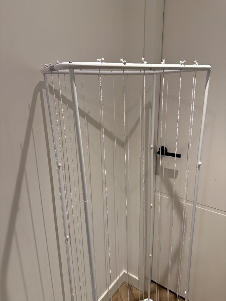 Nieuw wit metaal knuffels opberg rek 150x56x34cm kinderkamer, Huis en Inrichting, Woonaccessoires | Kisten, Nieuw, Minder dan 50 cm