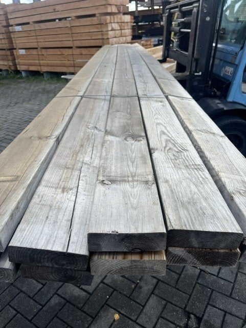 RESTPARTIJ GEIMPREGNEERDE BALKEN, Ophalen, Gebruikt, 250 cm of meer, Balken