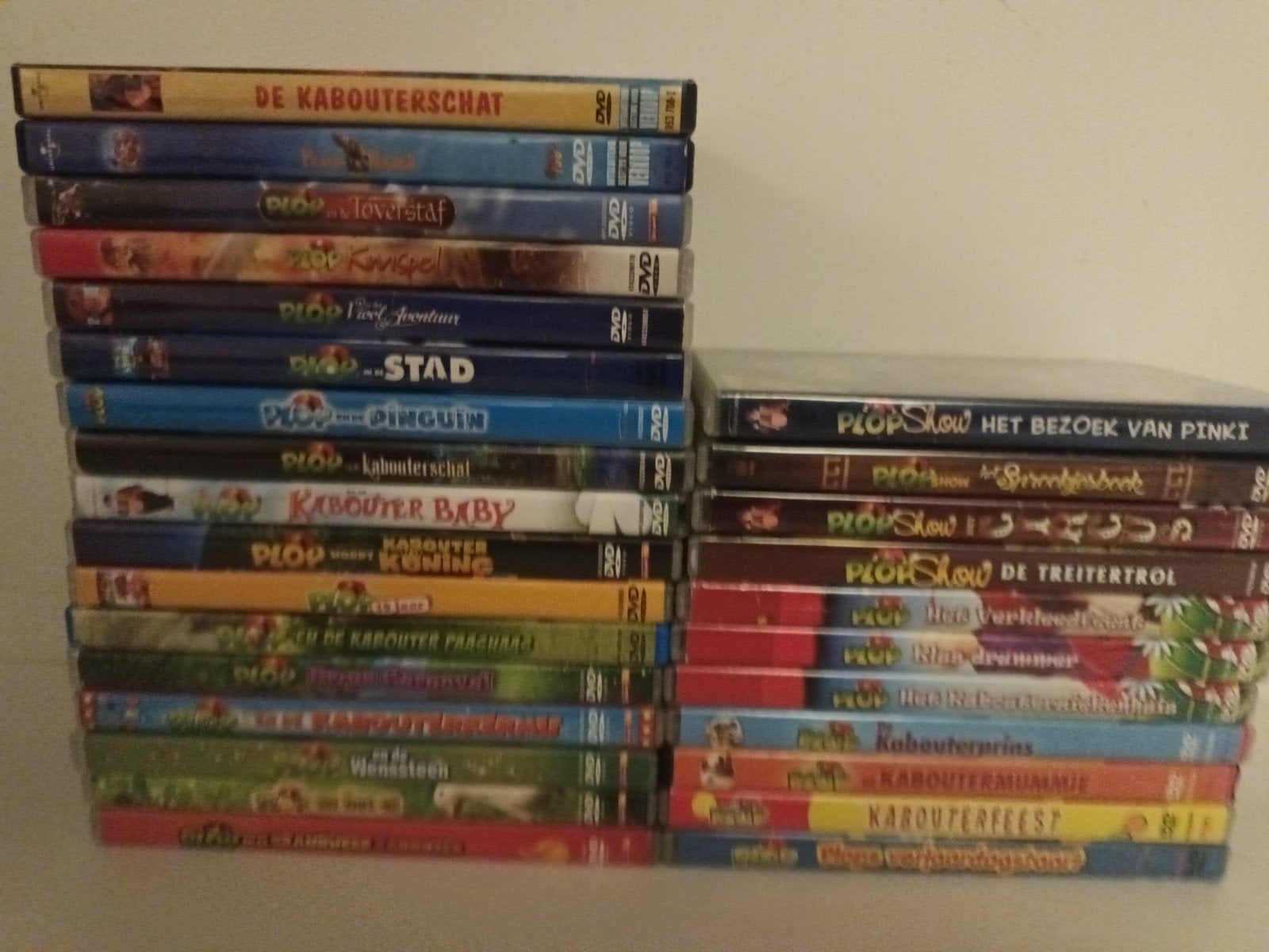 28-dvd's Kabouter Plop, Cd's en Dvd's, Alle leeftijden, Ophalen of Verzenden, Zo goed als nieuw