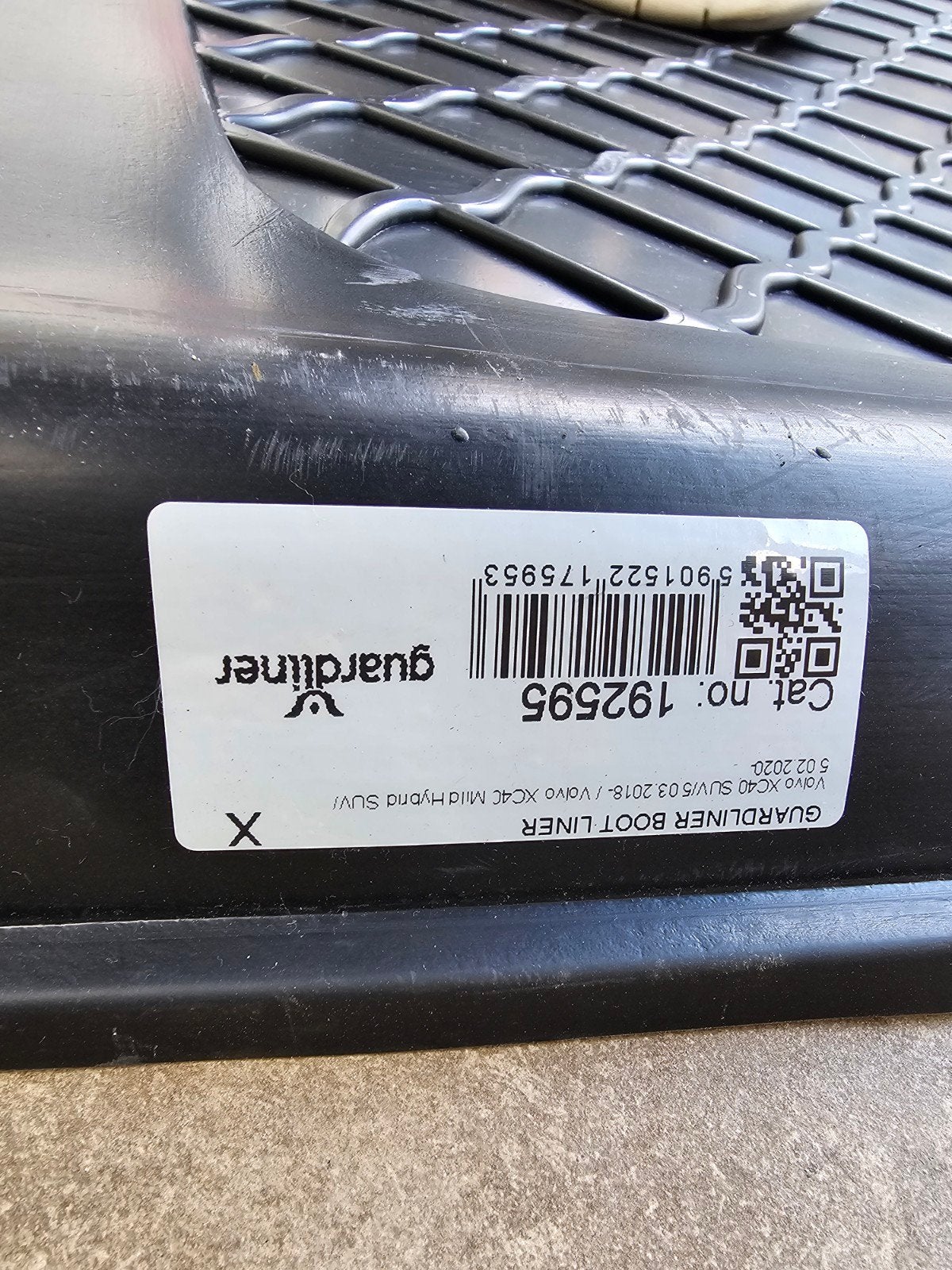 Gebruikte kofferbakmat voor Volvo XC40 (Guardliner), Ophalen of Verzenden, Gebruikt