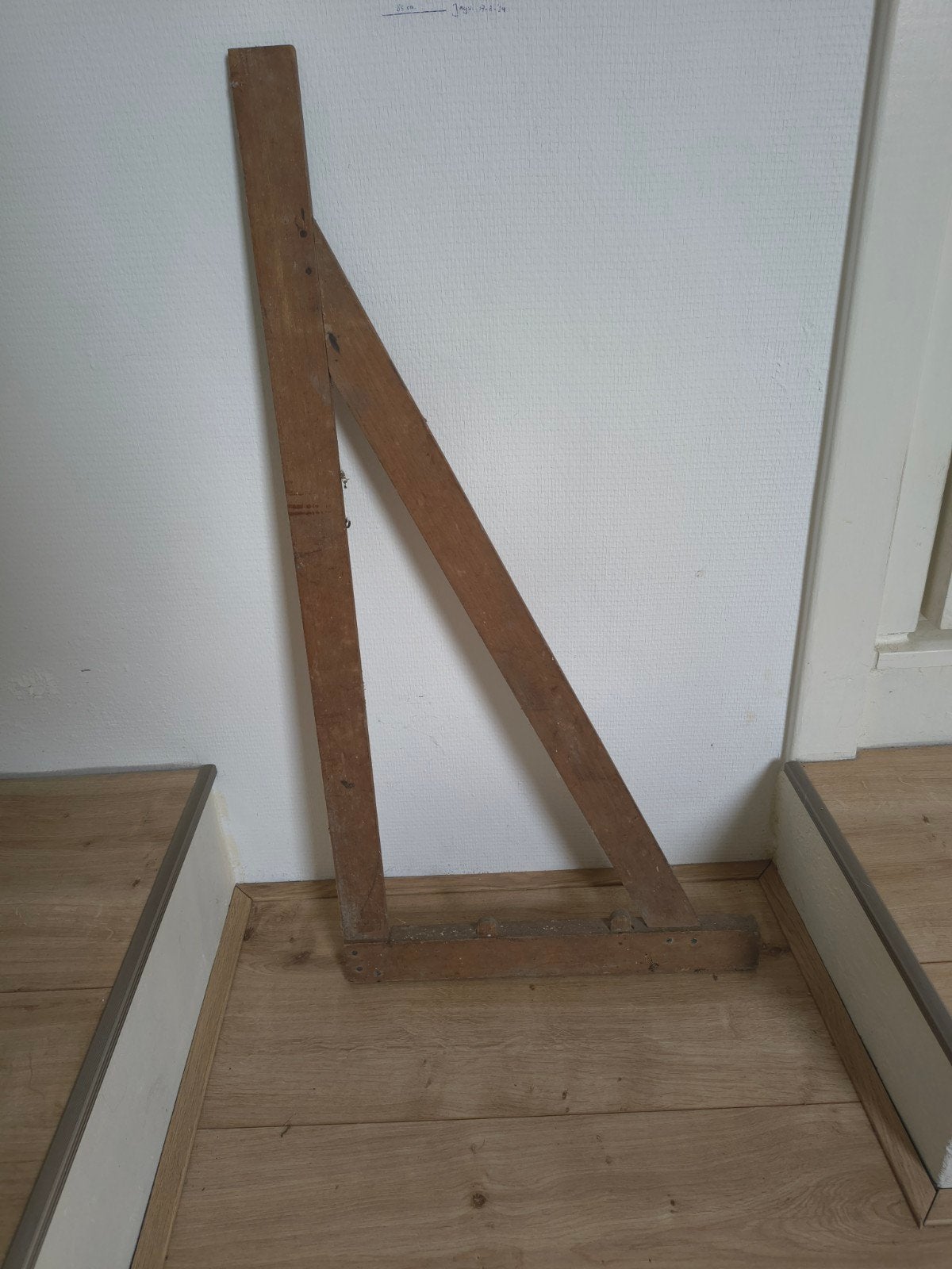 Prachtige Antieke Houten Winkelhaak / Snijhaak – Vintage., Ophalen of Verzenden