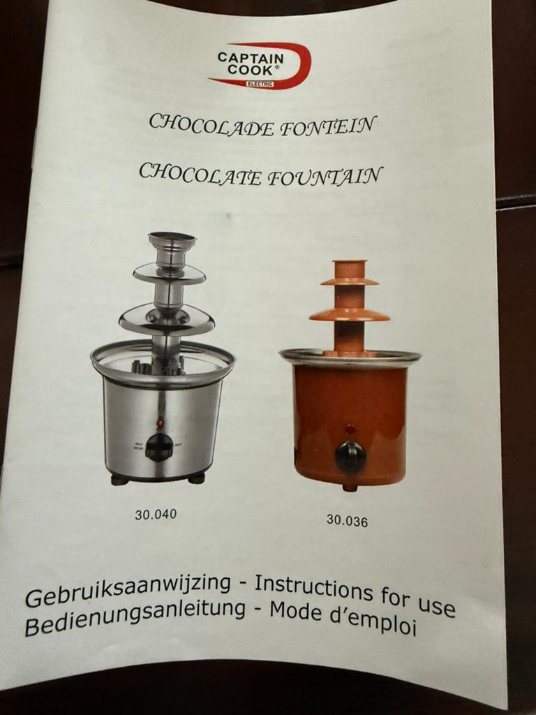 Chocolade fontein, Ophalen of Verzenden, Nieuw