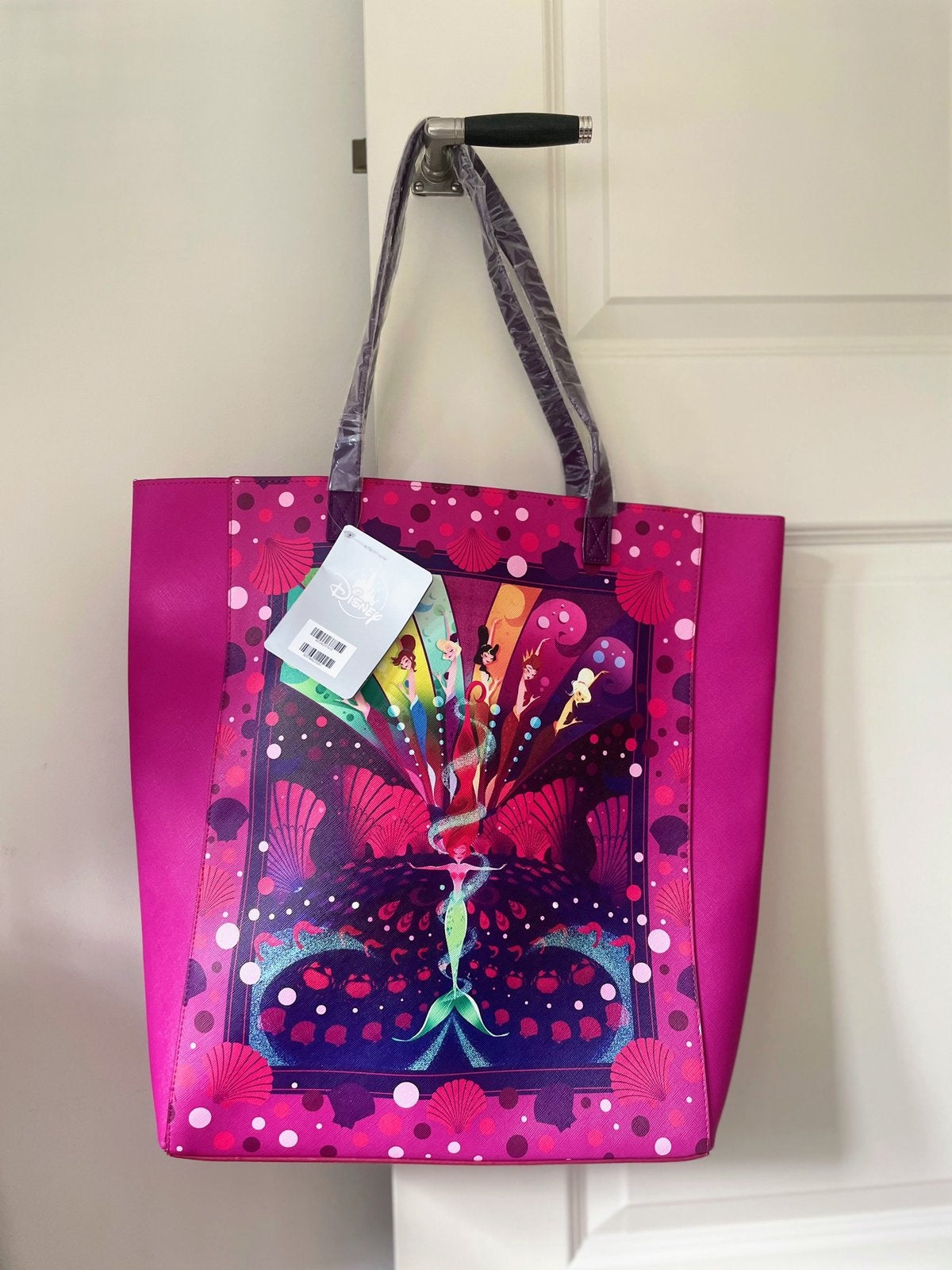 Disney Ariël Little Mermaid roze shopper tote bag tas, Ophalen, Pocahontas of Kl. Zeemeermin, Nieuw, Tas, Koffer of Zak