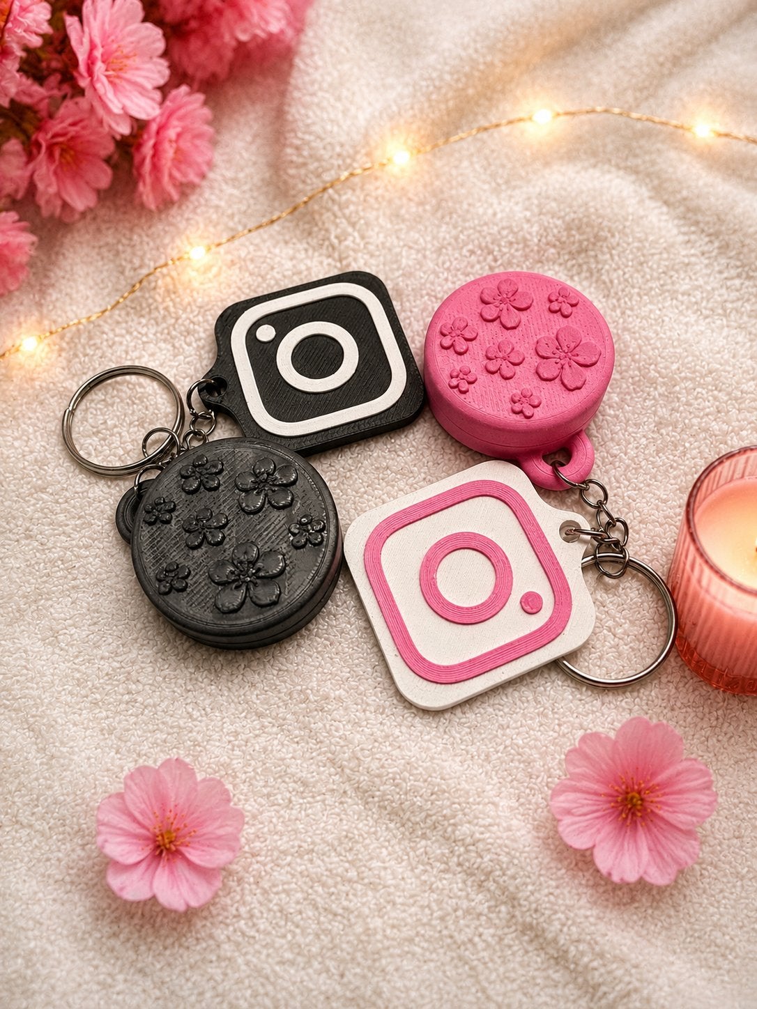 Instagram NFC Tag Sleutelhanger - Ring Bakje, Ophalen of Verzenden, Nieuw