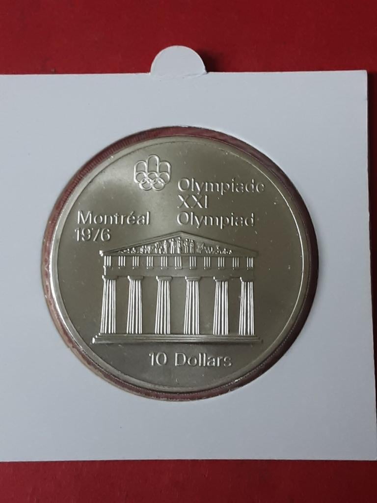 10 dollars Canada 1974, Ophalen of Verzenden, Noord-Amerika, Losse munt, Zilver