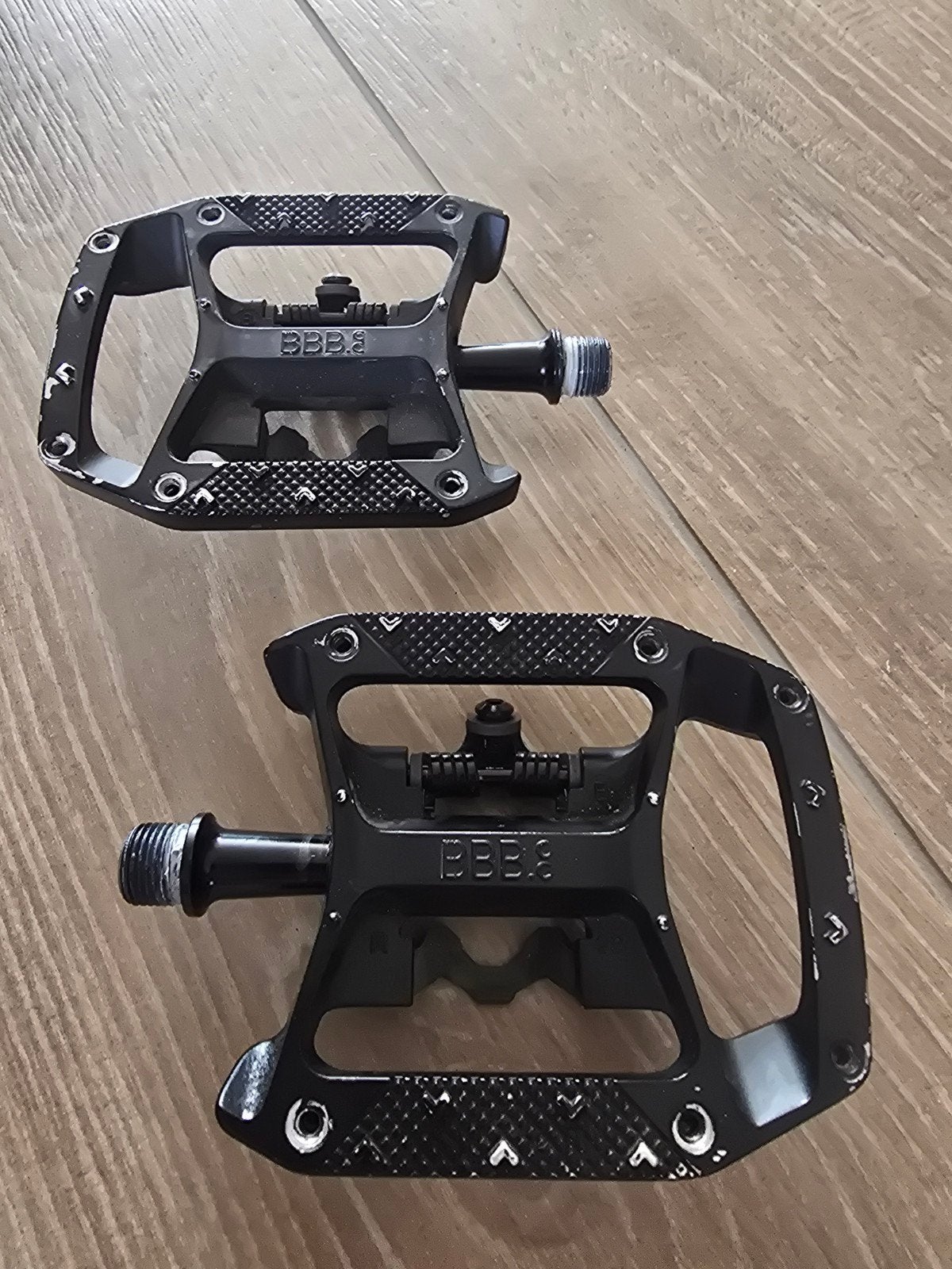 BBB Cycling DualChoice BPD-61 combipedalen z.g.a.n., Ophalen of Verzenden, Zo goed als nieuw, Crankstel of Pedalen, BBB Cycling