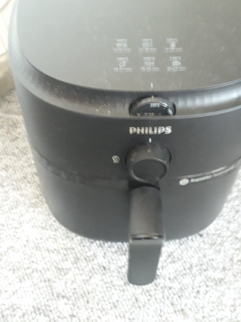 Airfryer philips 3 liter, Ophalen, Kunststof, Gebruikt, Pot, Bus of Blik