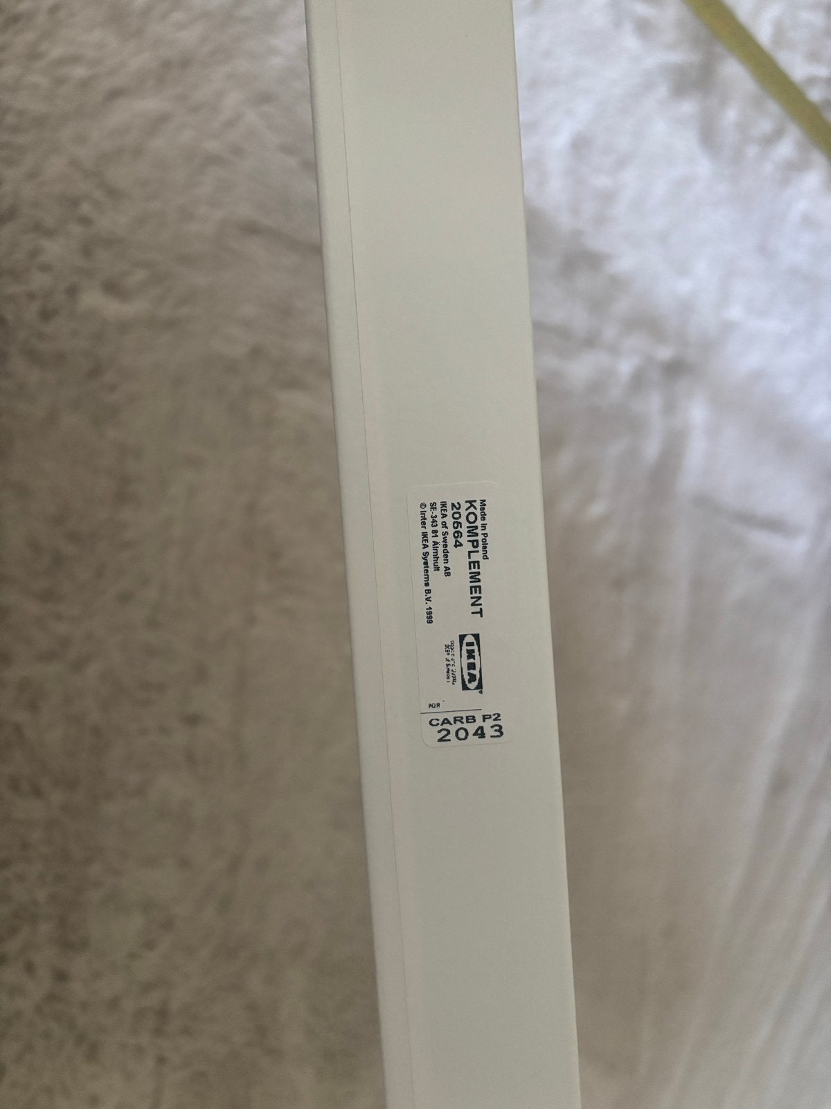 IKEA Komplement kledingroede voor PAX kast (30x50cm), Ophalen, Minder dan 50 cm, Gebruikt, Minder dan 100 cm