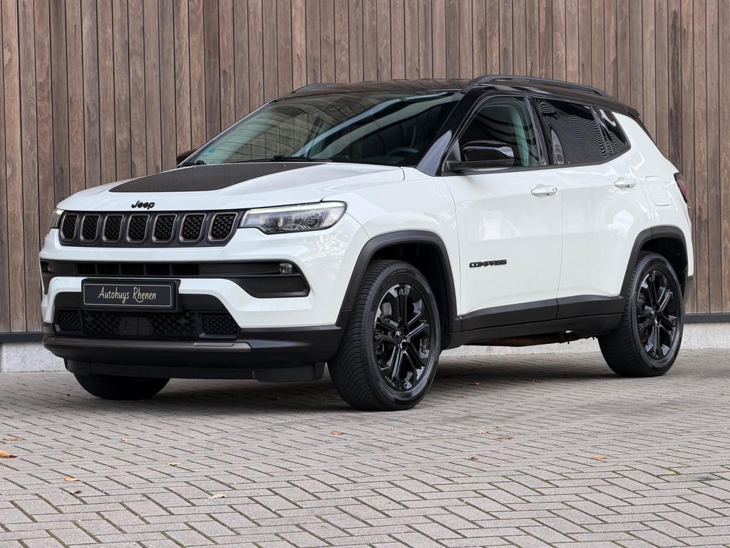 Jeep Compass 4xe 240 Plug-in Hybrid Electric Limited / ACC /, Auto's, Jeep, Automaat, Adaptive Cruise Control, Zwart, 4 cilinders