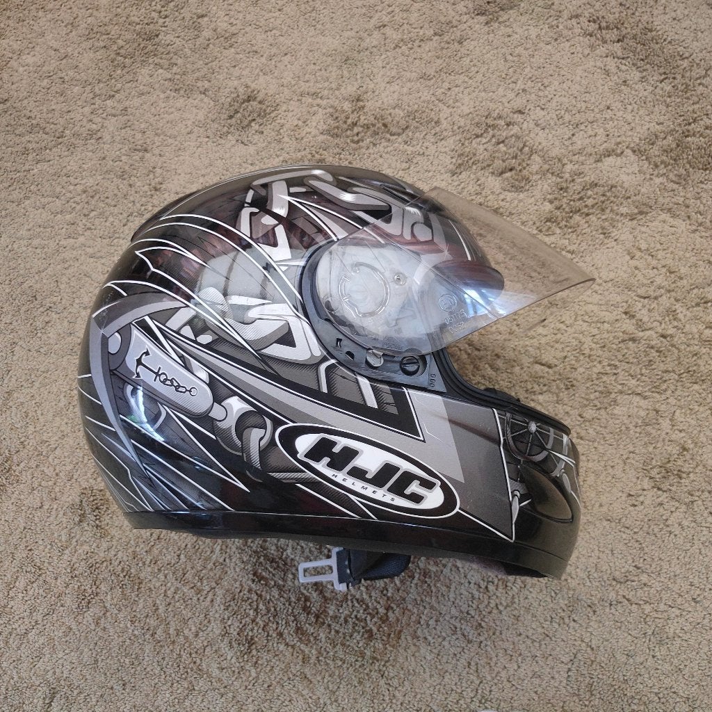 z.g.a.n. MOTOR-HELM, merk HJC, maat XL 62, Motoren, Dames, Ophalen of Verzenden, Integraalhelm, Tweedehands