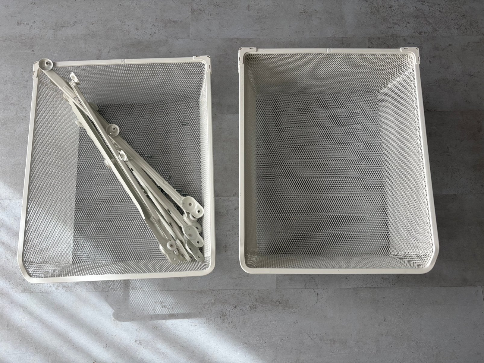 4 draad manden voor de ikea Pax kast met rail en toebehoren, Verzenden, Zo goed als nieuw, Vierkant