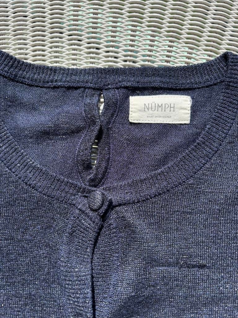 Nümph vest maat 42-44 donkerblauw., Ophalen of Verzenden, Zo goed als nieuw, Maat 42/44 (L), Blauw
