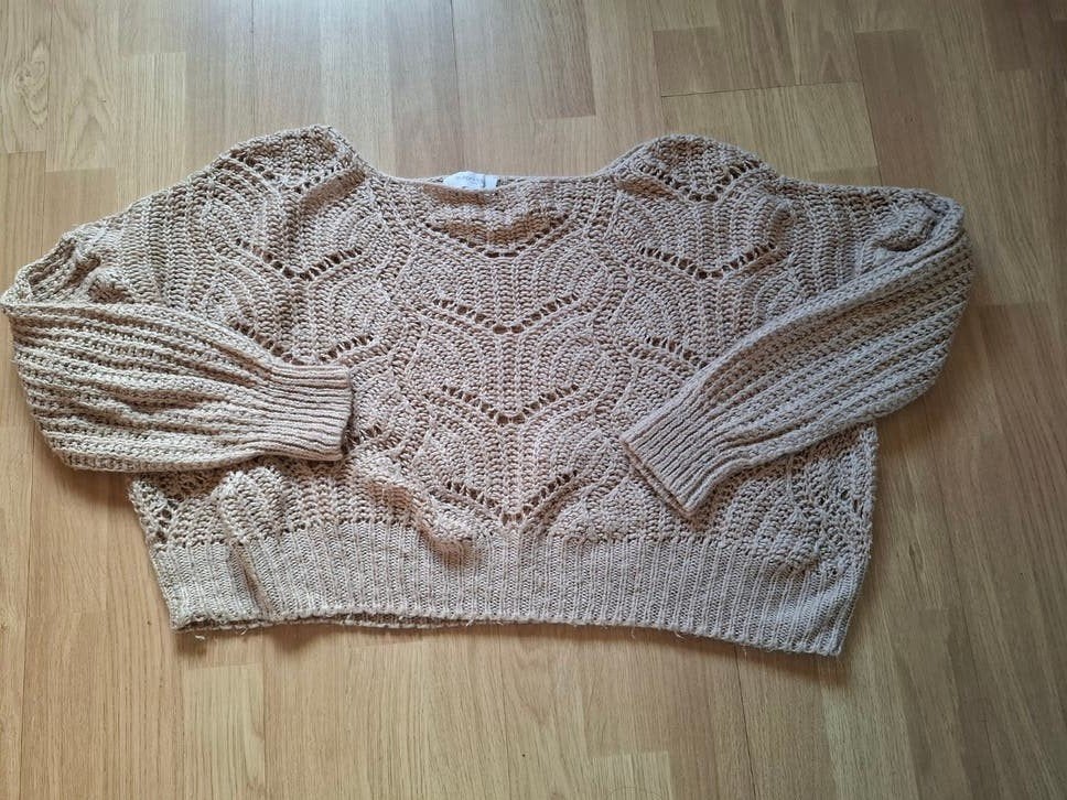 Dames truitje, In April 1986, Ophalen of Verzenden, Gedragen, Beige