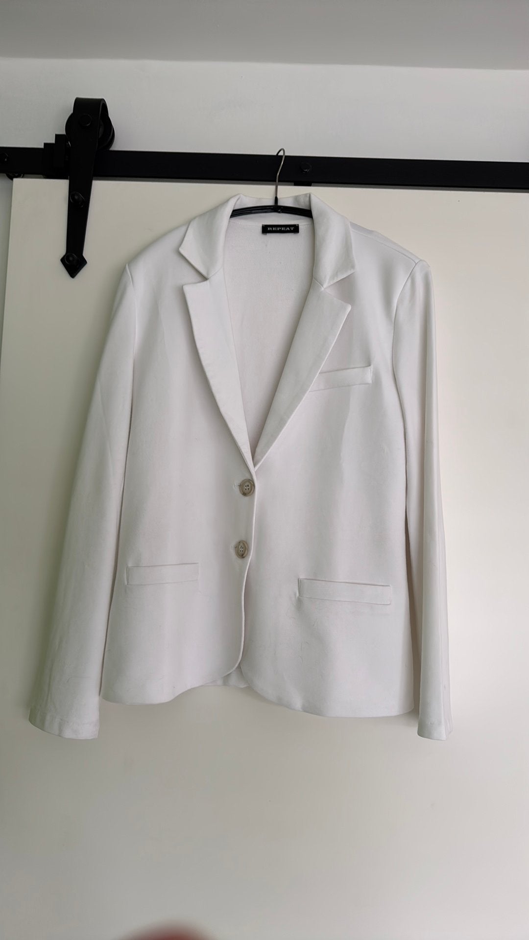 Repeat wit 42, Kleding | Dames, Jasjes, Kostuums en Pakken, Wit, Maat 42/44 (L), Ophalen of Verzenden, Zo goed als nieuw