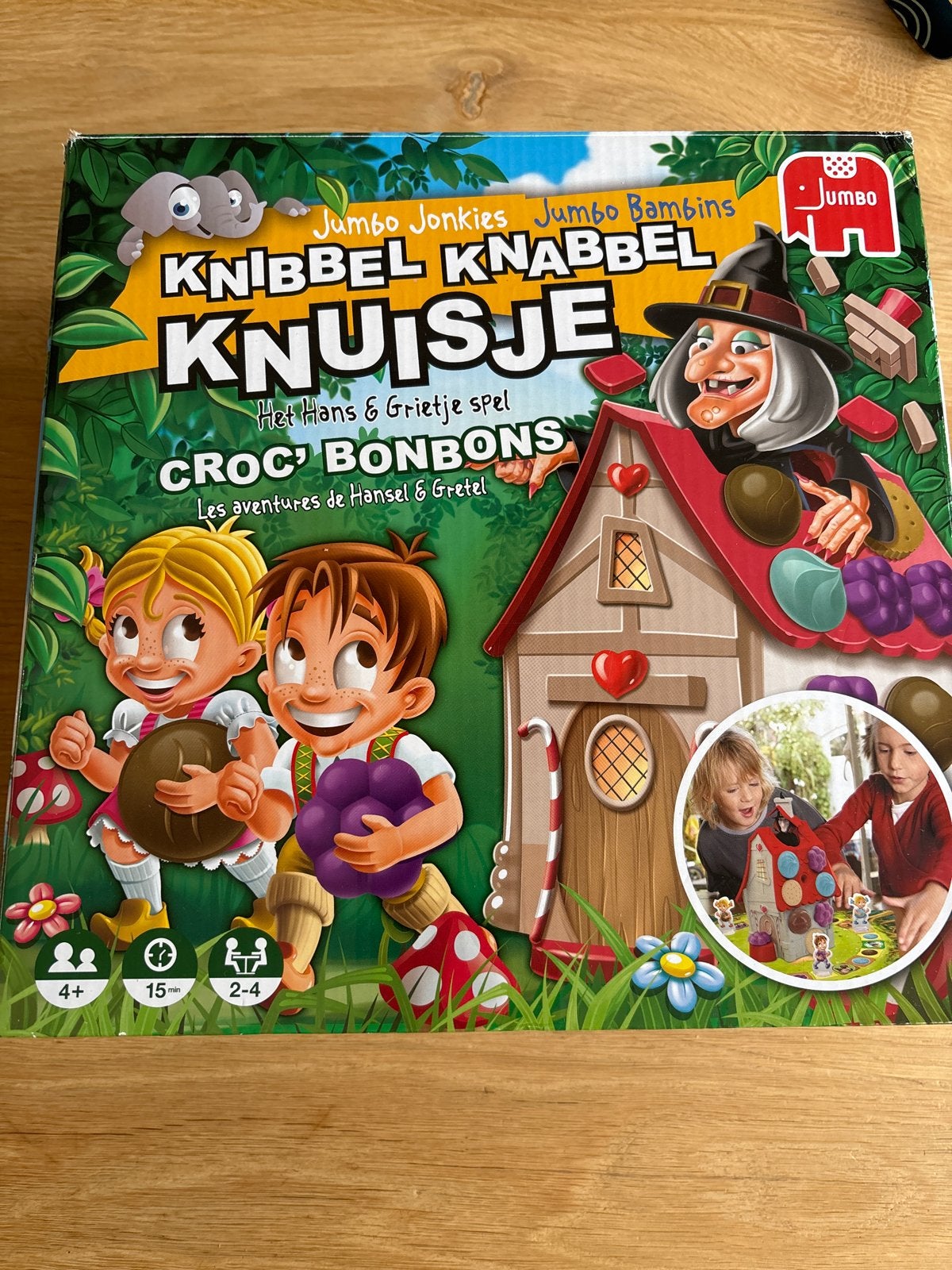 Jumbo Knibbel Knabbel Knusje - Hans & Grietje spel, Drie of vier spelers, Ophalen, Zo goed als nieuw