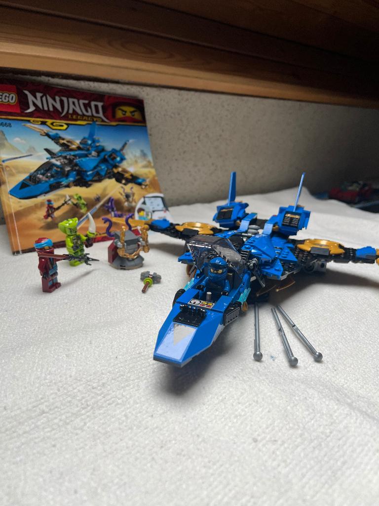 Lego Jay's Storm Fighter 70668 Ninjago, Kinderen en Baby's, Speelgoed | Duplo en Lego, Lego, Zo goed als nieuw, Inclusief minifiguren