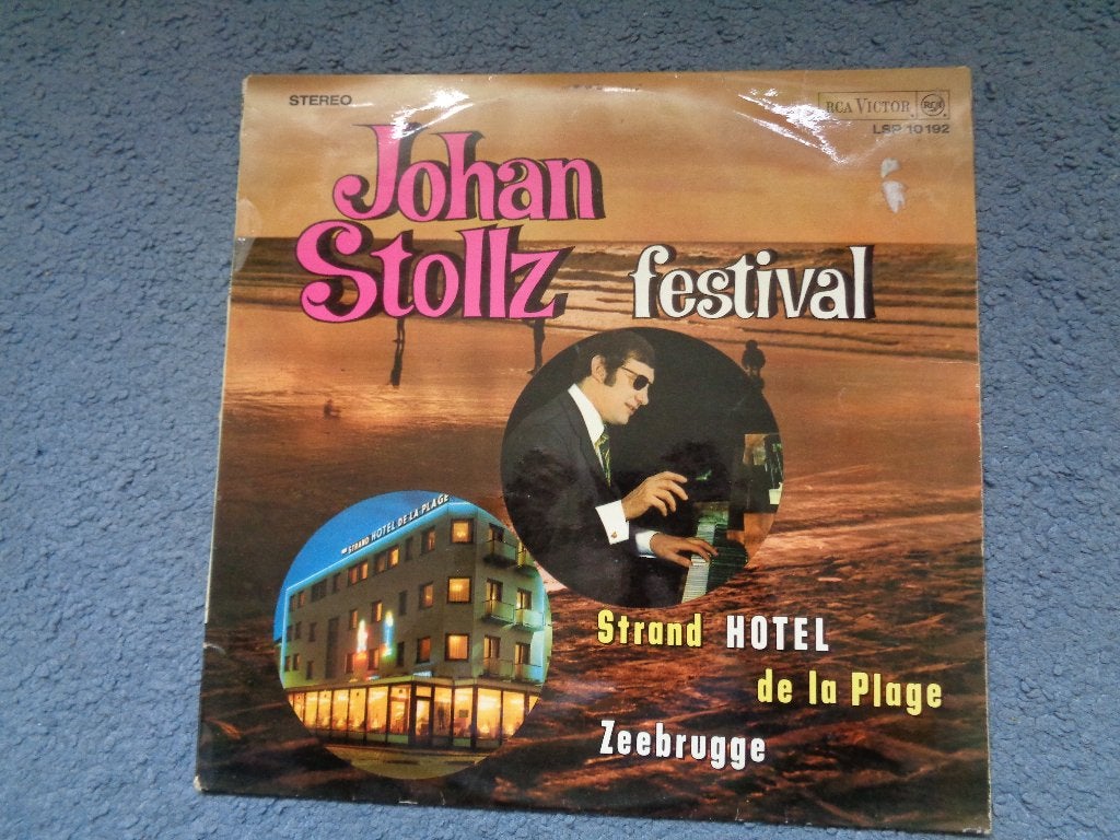 LP: Johan Stollz -festival–strandhotel de la Plage Zeebrugge, Gebruikt, Ophalen of Verzenden, Overige genres, LP