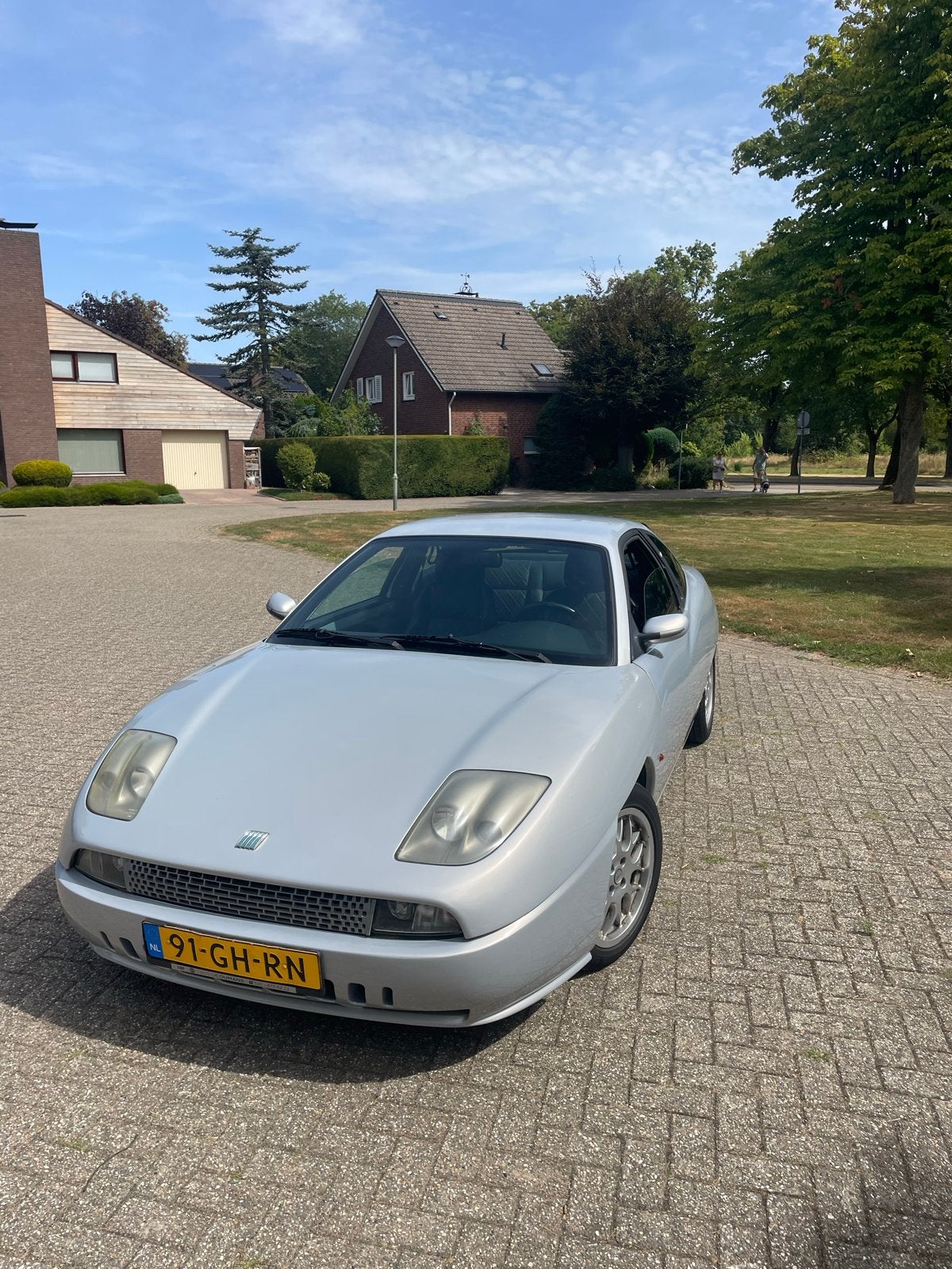 Fiat Coupe 1.8 16V 2000 Grijs 158000km, Auto's, Voorwielaandrijving, 4 cilinders, Origineel Nederlands, 1200 kg