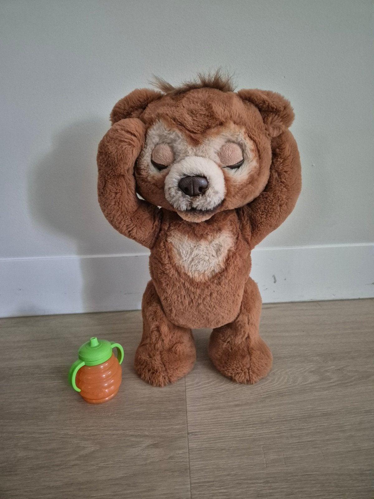FurReal Friends Cubby de nieuwsgierige beer, Overige merken, Beer, Ophalen of Verzenden, Zo goed als nieuw
