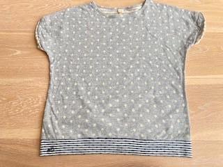 Grijs T-shirt met stippen van Bellerose  Maat 152, Meisje, Ophalen of Verzenden, Zo goed als nieuw, Shirt of Longsleeve
