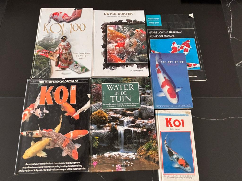 7 Boeken Koi — vijvers - visziekten, Ophalen