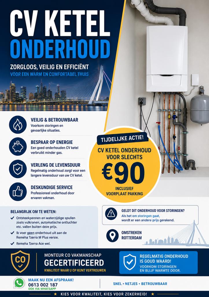 Service&Onderhoud CV Ketel
