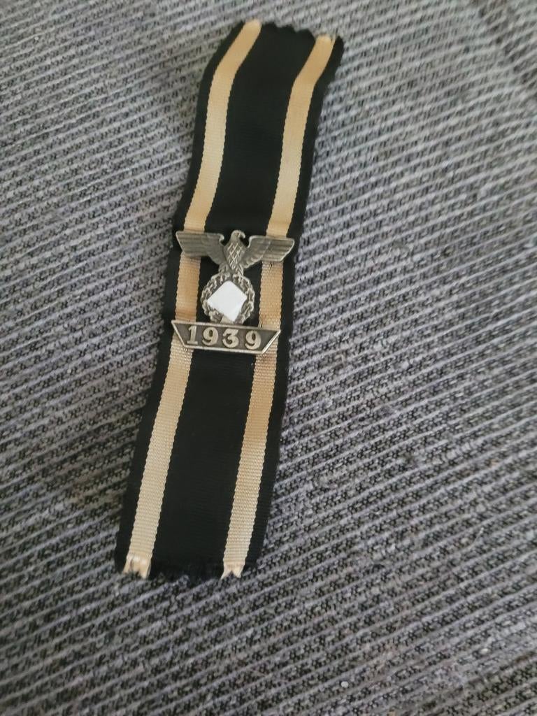 Ww2 wieder holungsspange EK2, Verzamelen, Ophalen of Verzenden, Duitsland