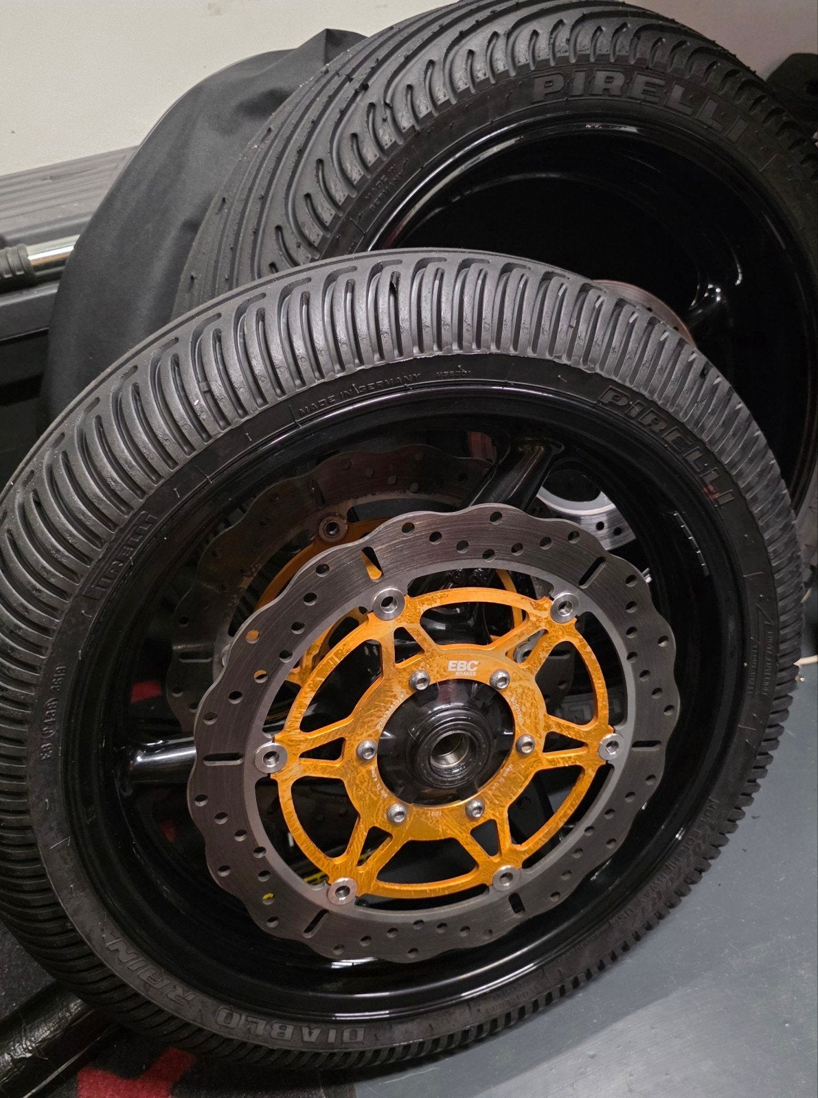 Velgenset Honda Fireblade 929 sc44 / 954 sc50, Ophalen, Gebruikt
