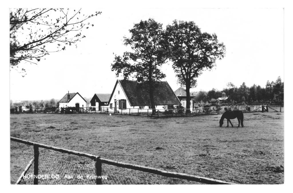 947019 Hoenderloo aan de Krimweg Gelopen met Postzegel