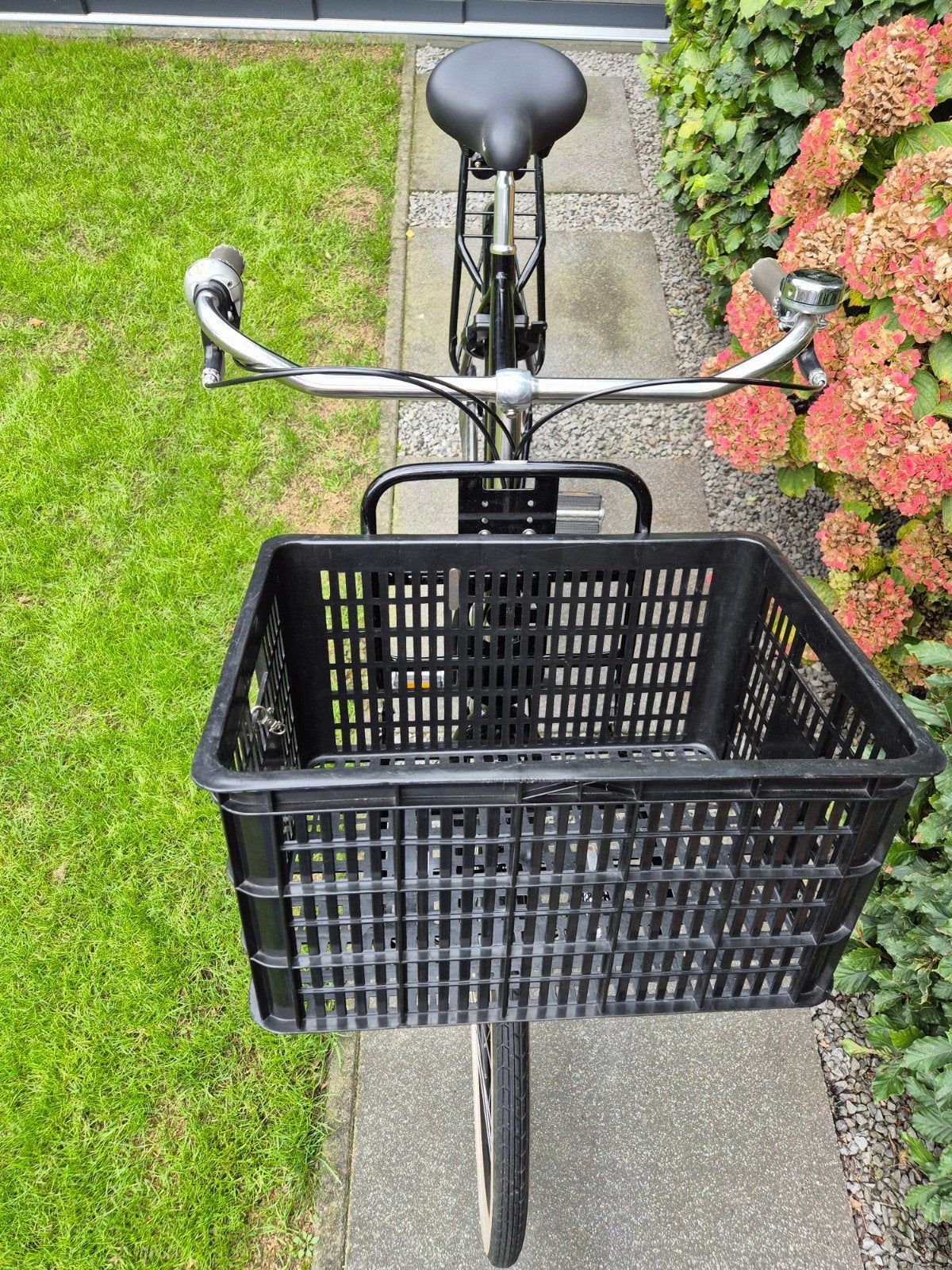 Cortina U4 Transportfiets - Zwart,, Terugtraprem, 53 tot 56 cm, Versnellingen, Zo goed als nieuw
