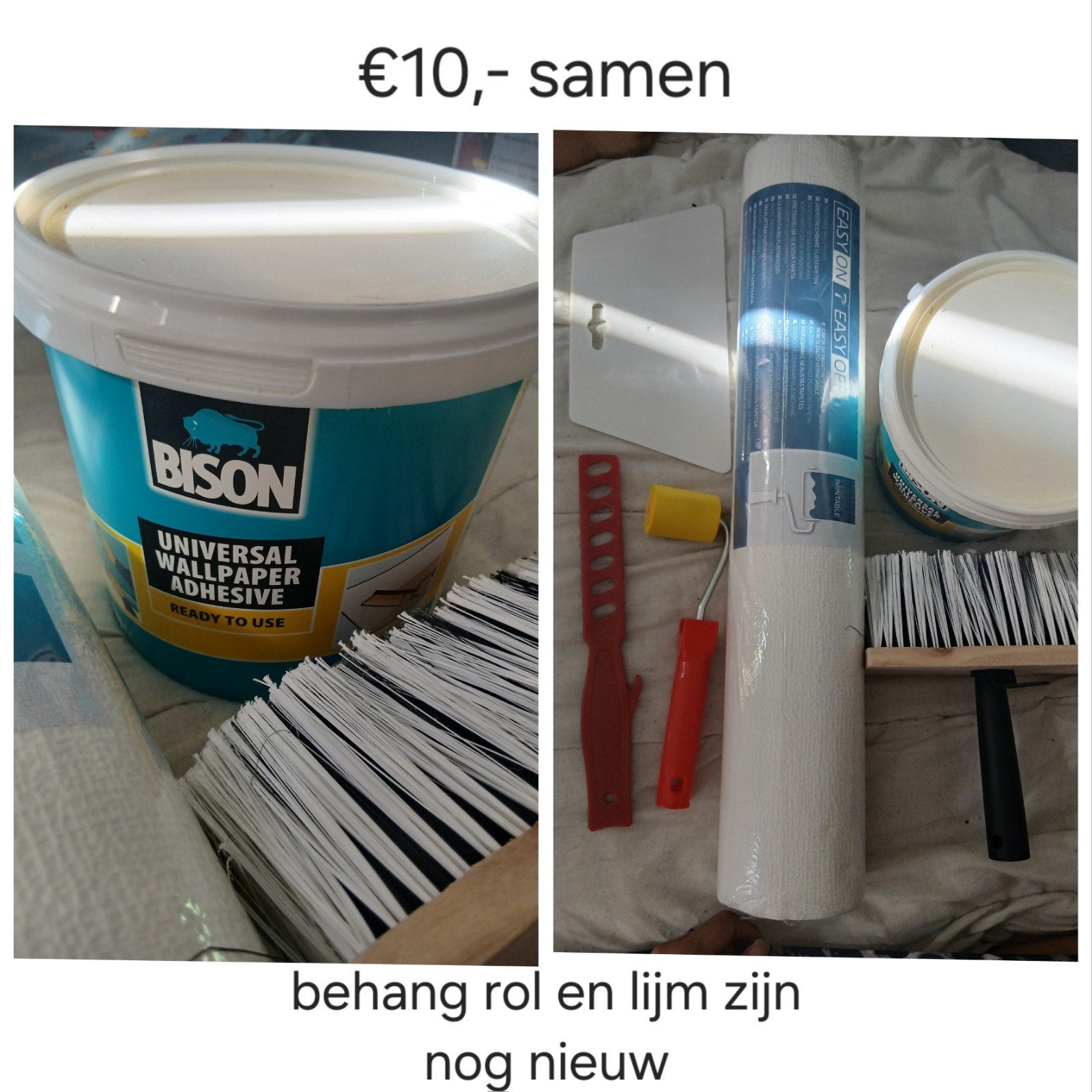 behangspullen, Ophalen, Nieuw, Wit