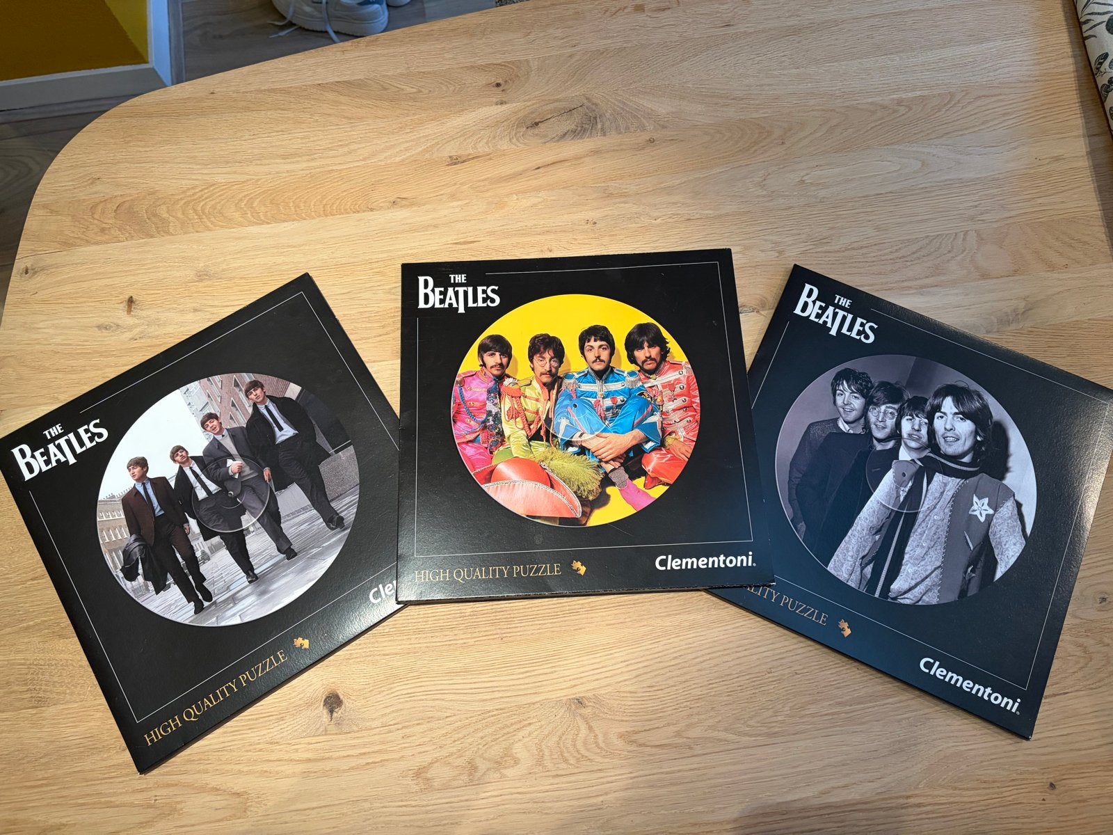 The Beatles Puzzels -  (3 stuks), Verzenden, Minder dan 500 stukjes, Nieuw, Legpuzzel