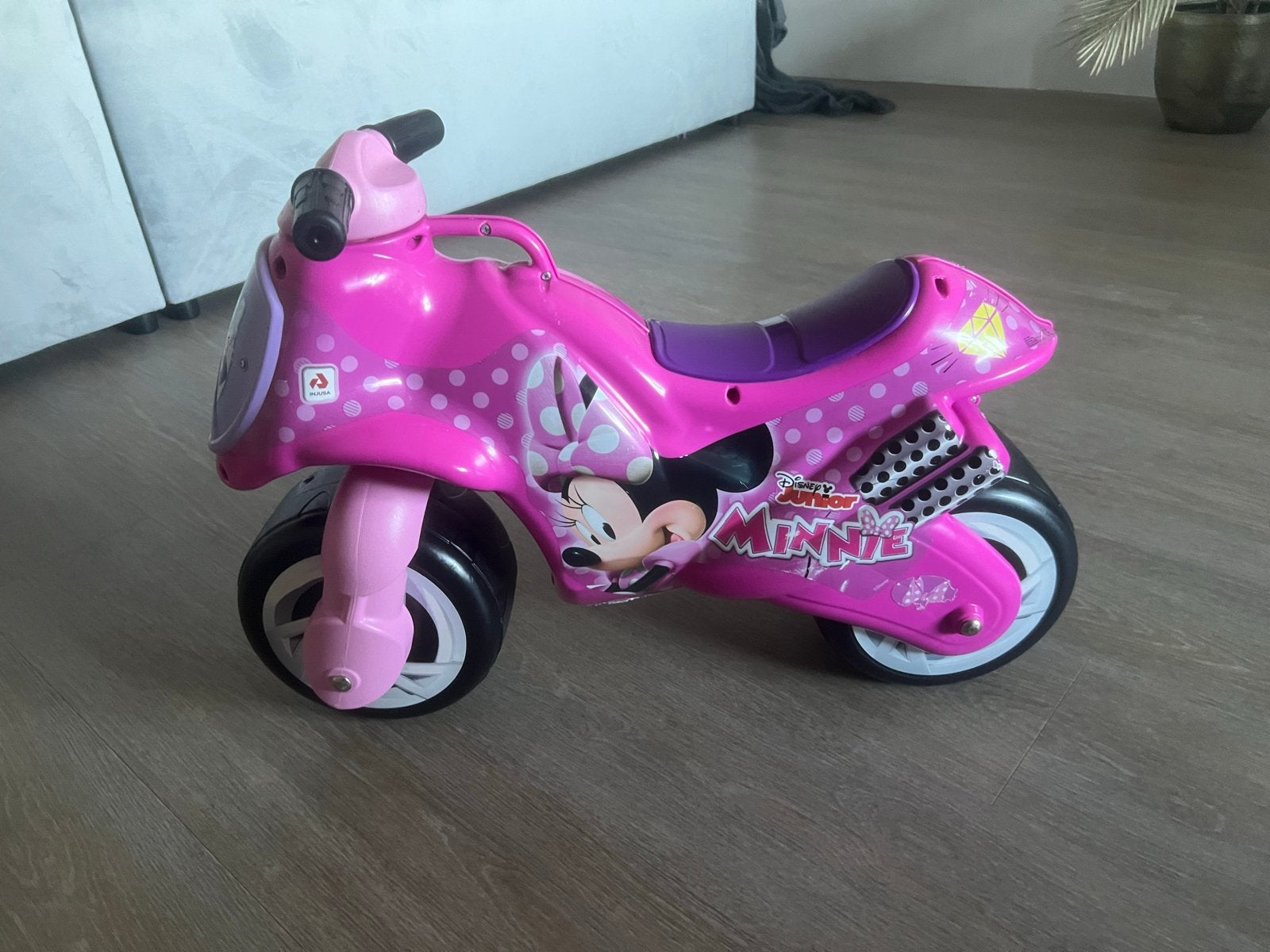 Roze Minnie Mouse Loopmotor, Kinderen en Baby's, Ophalen, Gebruikt, Loopfiets