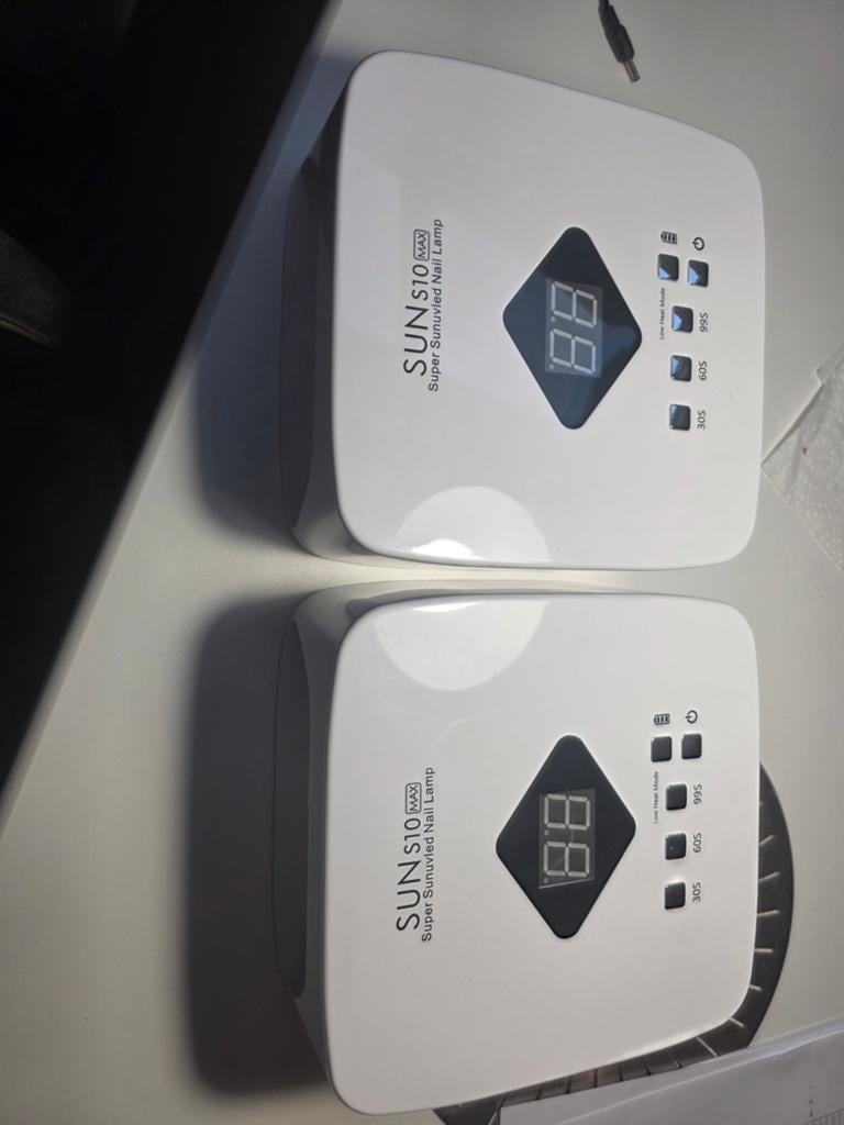2x draadloze sun uv ledlampen, Ophalen of Verzenden, Gebruikt, LED, Sun